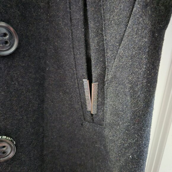 Superdry wool coat Size L - Picture 7 of 11